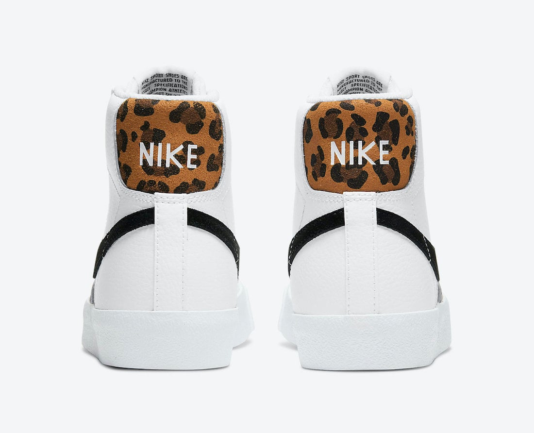 Nike Blazer Mid 77 GS White Leopard DJ4603-100 Release Date Info