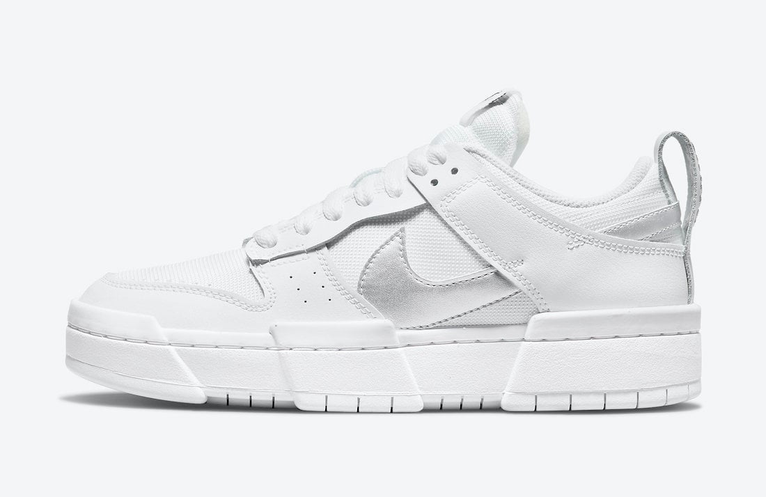 Nike Dunk Low Disrupt White Silver DJ6226-100 Release Date Info