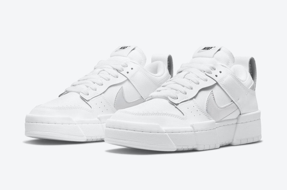 Nike Dunk Low Disrupt White Silver DJ6226-100 Release Date Info