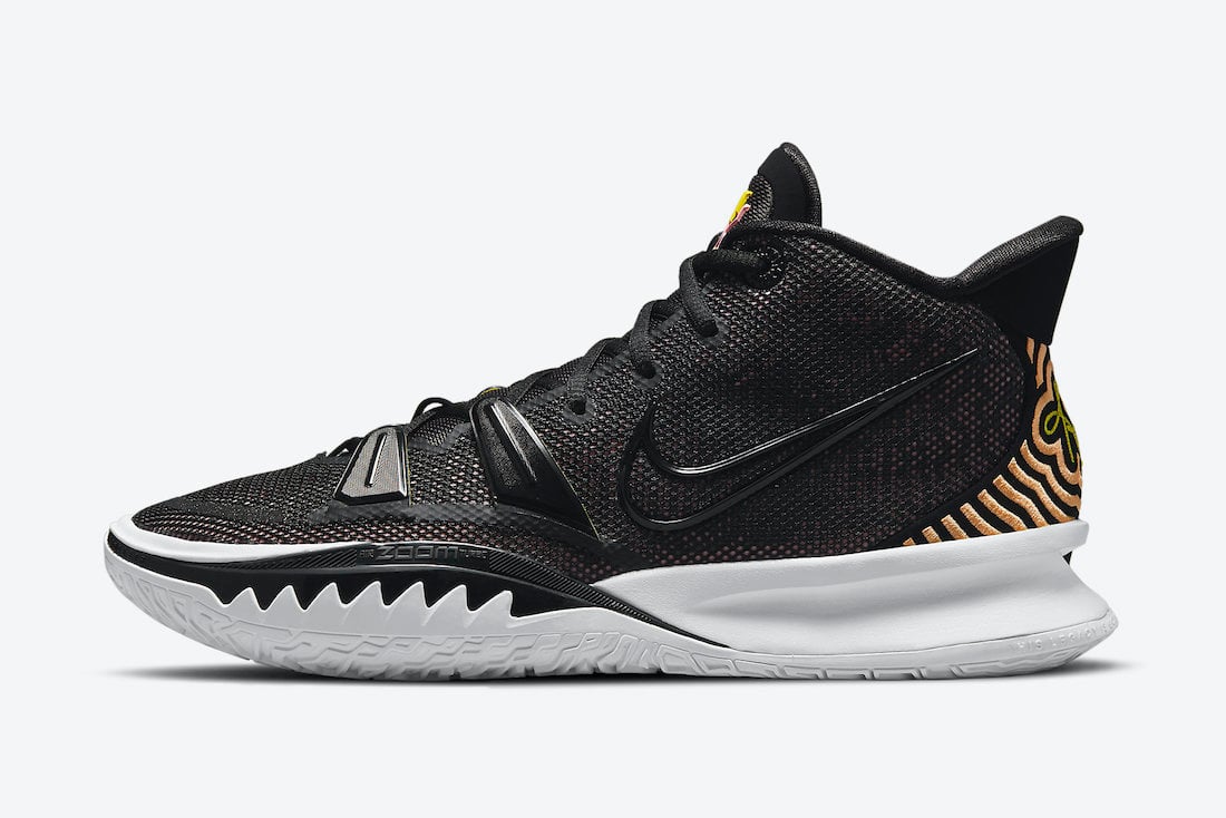 Nike Kyrie 7 Black Pink Yellow CQ9326-005 Release Date Info