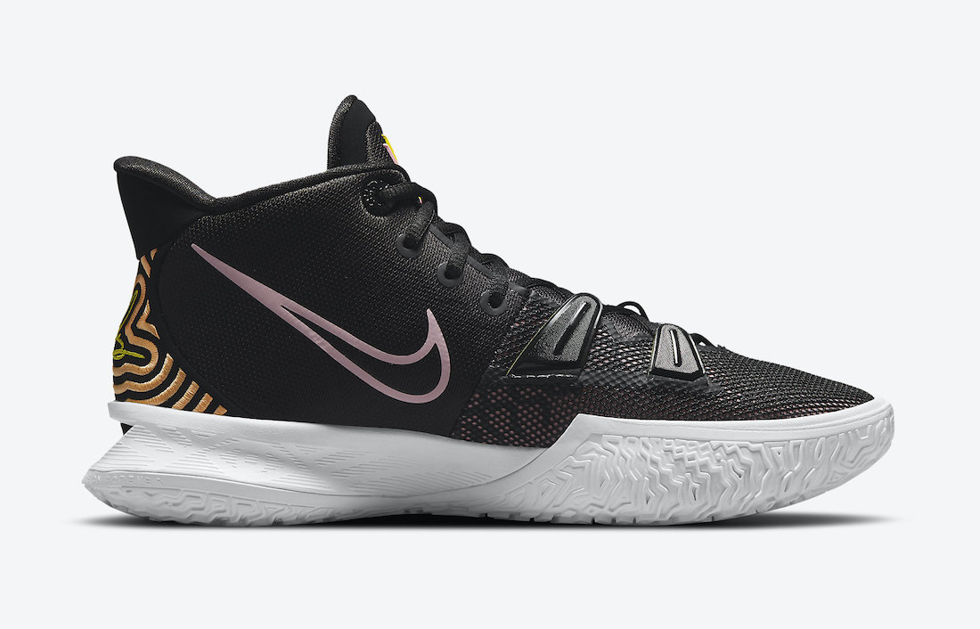 Nike Kyrie 7 Black Pink Yellow CQ9326-005 Release Date Info