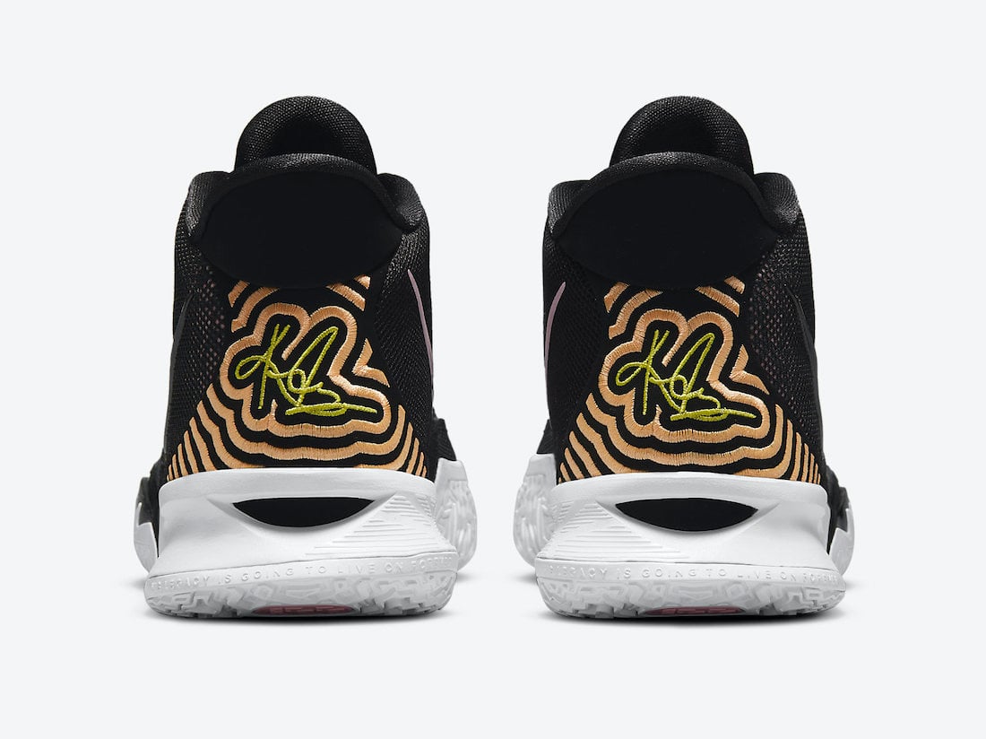 Nike Kyrie 7 Black Pink Yellow CQ9326-005 Release Date Info