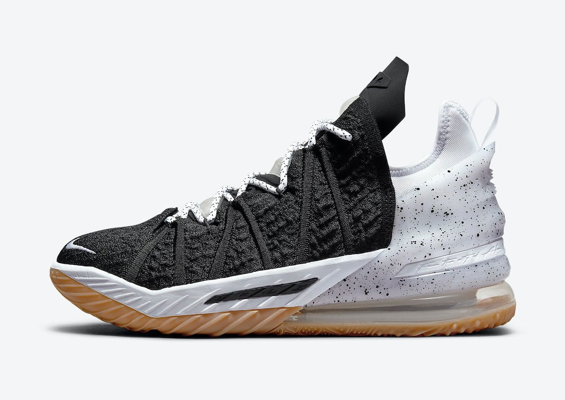 Nike LeBron 18 Black Gum CQ9283-007 Release Date