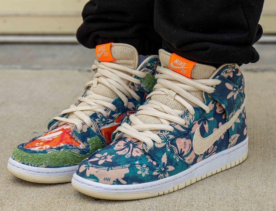 Nike SB Dunk High Hawaii Tear-Away CZ2232-300 Release Date