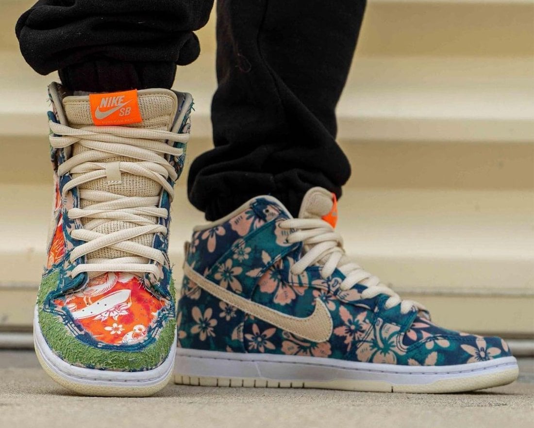 Nike SB Dunk High Hawaii Tear-Away CZ2232-300 Release Date