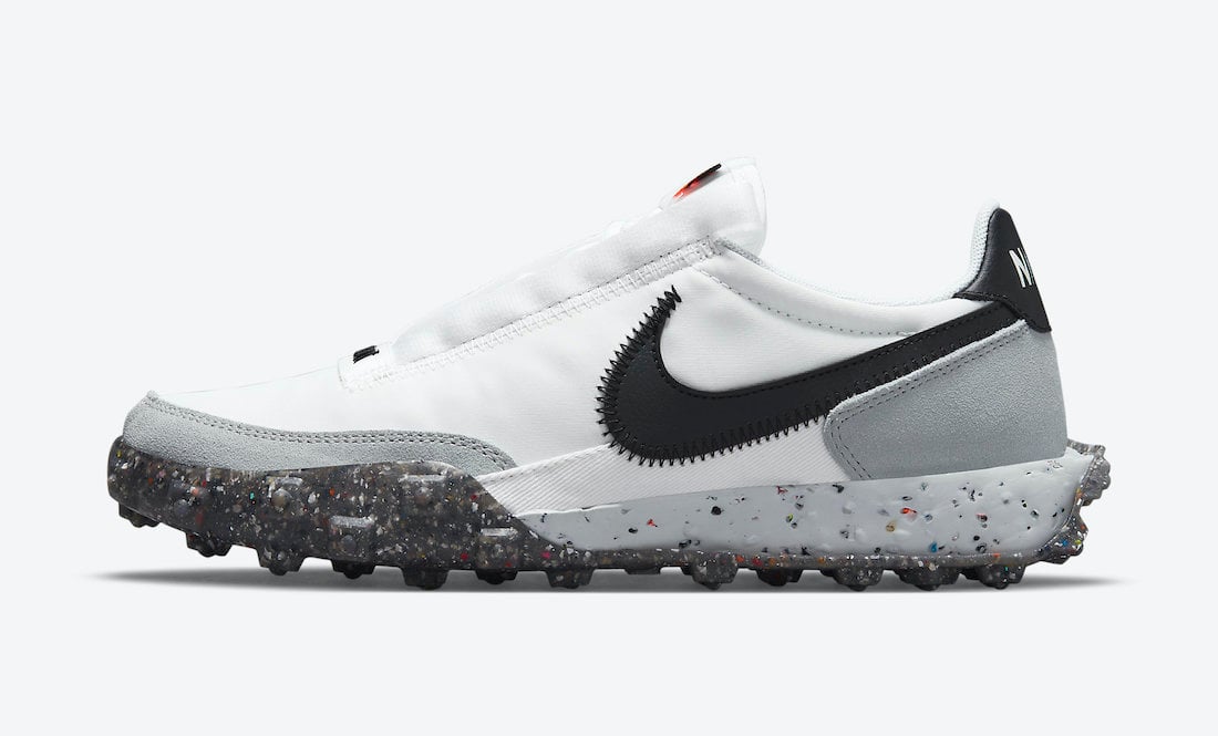 Nike Waffle Racer Crater White Black Grey CT1983-104 Release Date Info