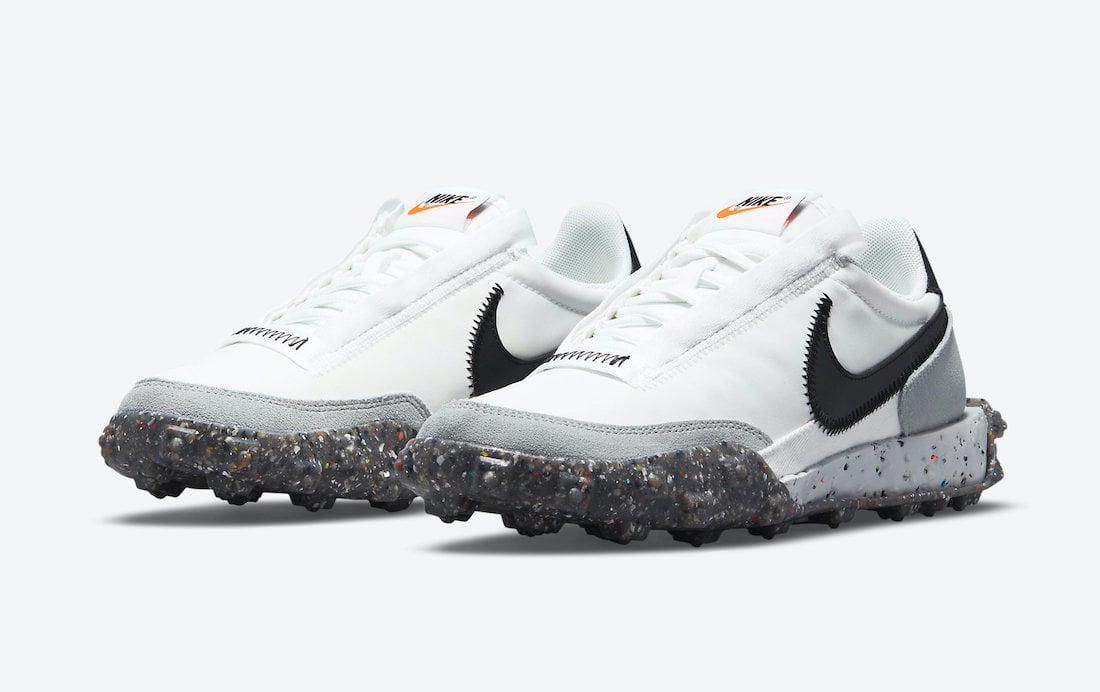 Nike Waffle Racer Crater White Black Grey CT1983-104 Release Date Info