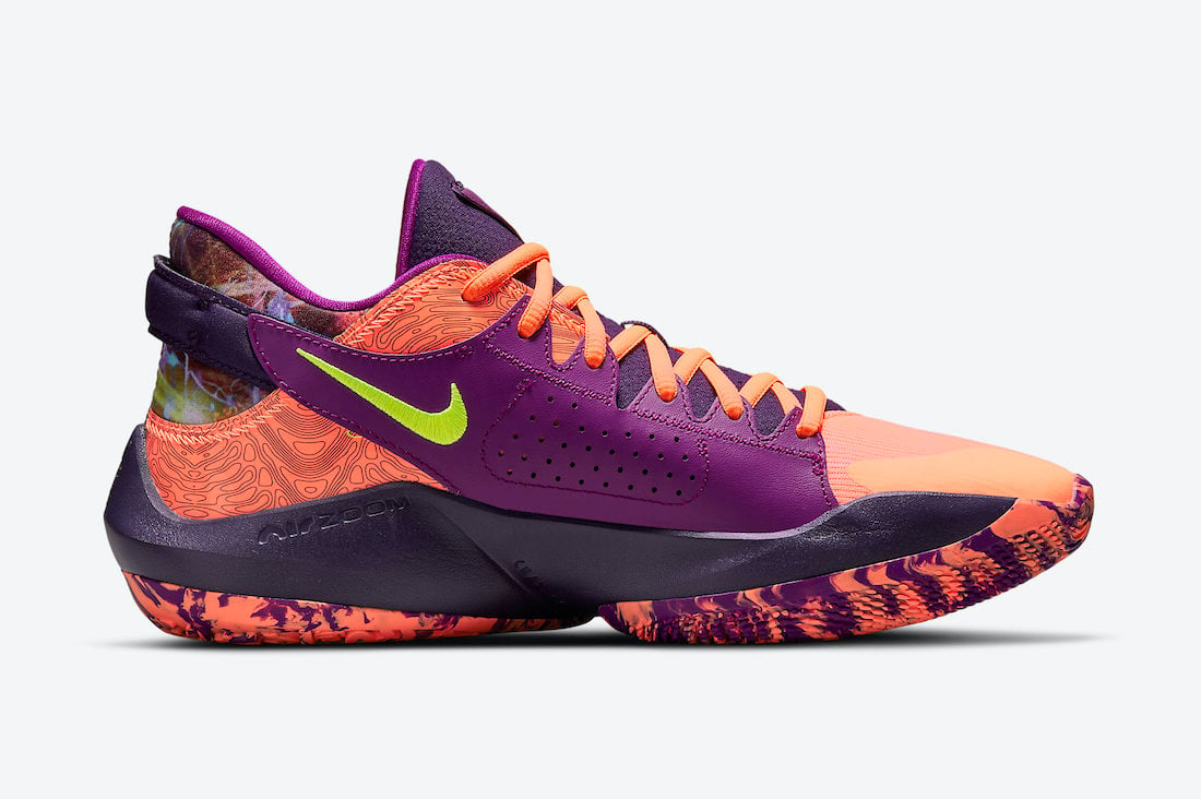 bright colored basketball shoes