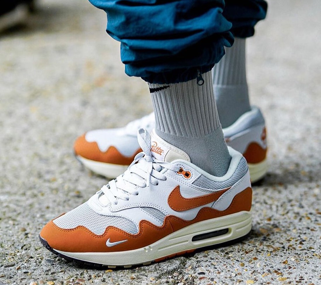 Patta Nike Air Max 1 Monarch On-Feet