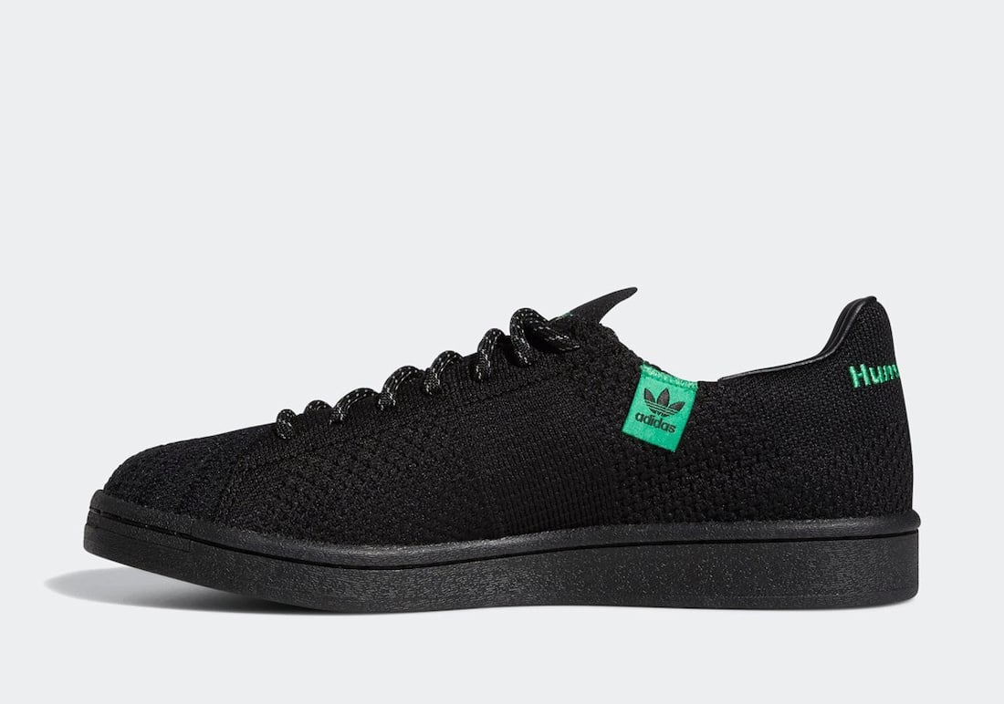 Pharrell adidas Superstar Primeknit Black GX0195 Release Date Info