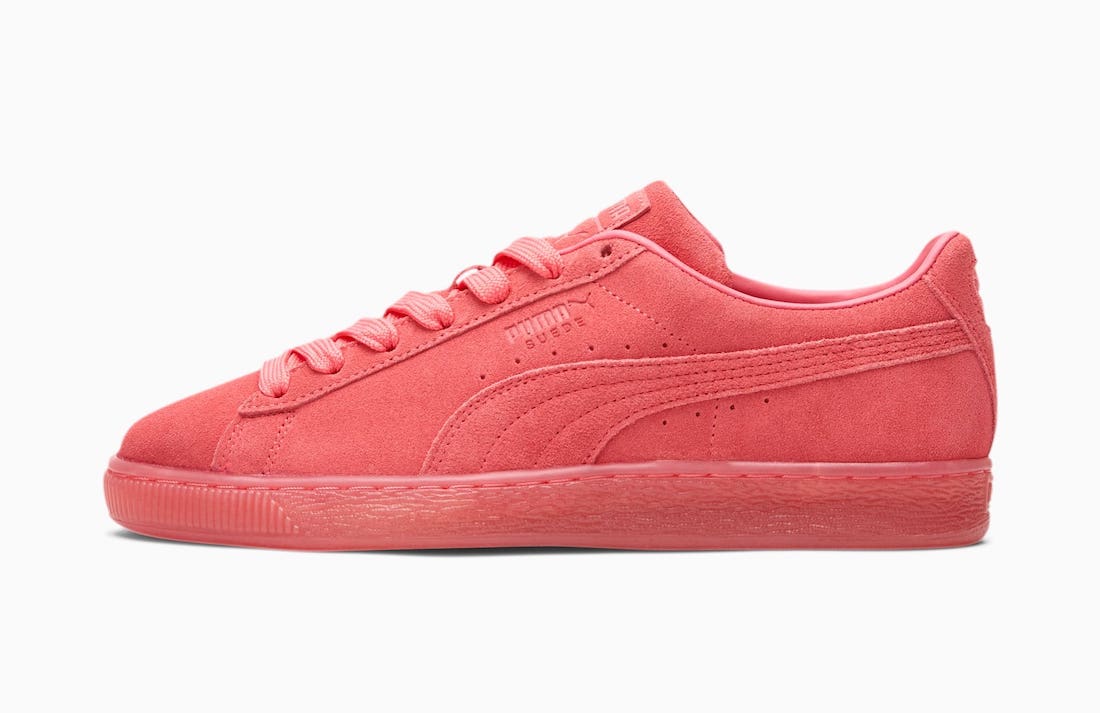 Puma Suede Classic Mono Iced in ‘Sun Kissed Coral’