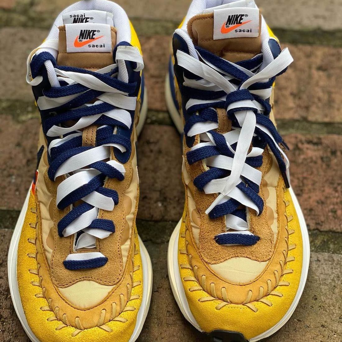 Sacai Jean Paul Gaultier Nike VaporWaffle Sesame DH9186-200 Release Date