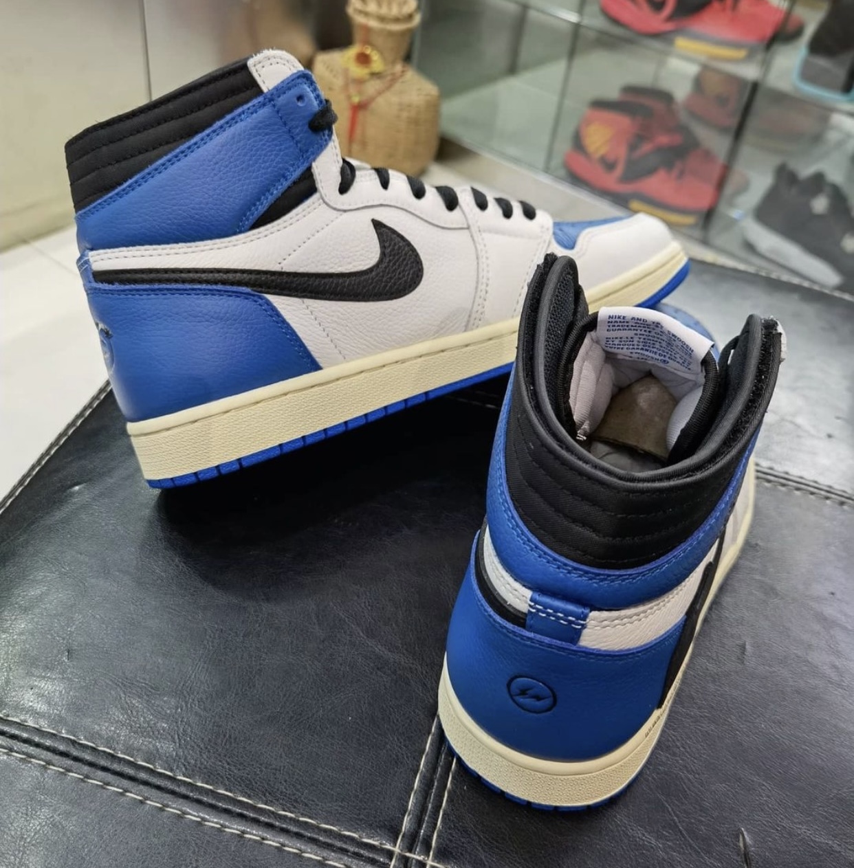 Travis Scott Fragment Air Jordan 1 High OG Military Blue Release Date