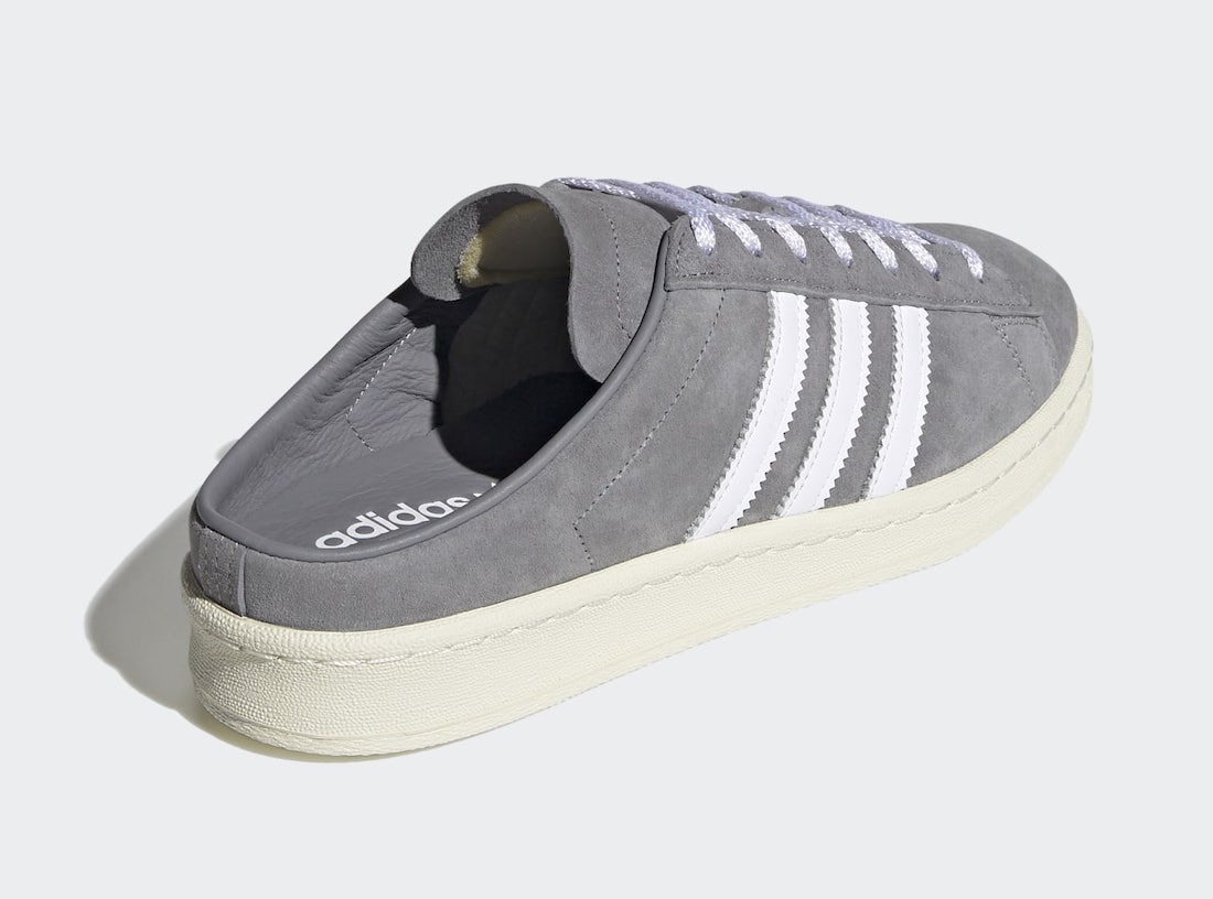 adidas Campus 80s Mules Grey FX5841 Release Date Info