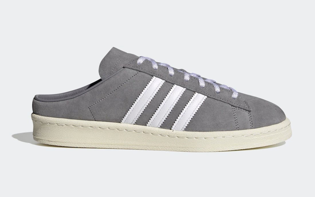 adidas Campus 80s Mules Available in Grey