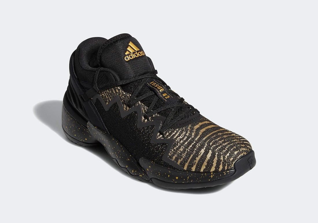 adidas DON Issue 2 Black Gold FX7108 Release Date Info