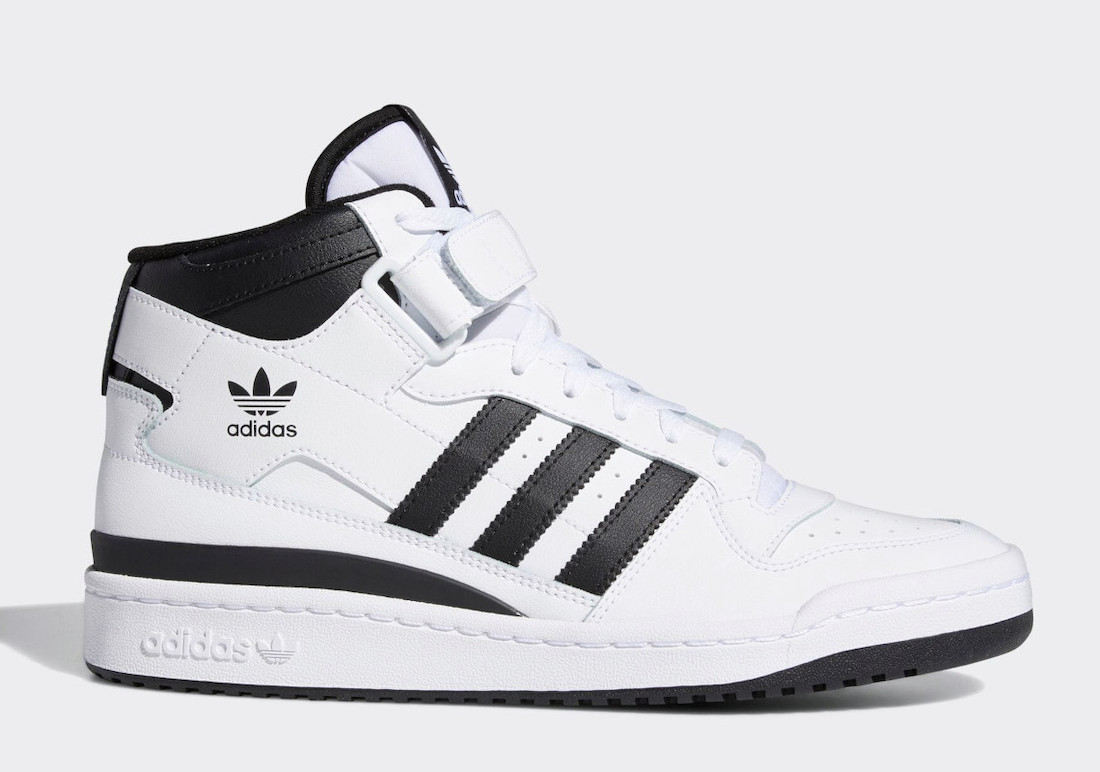 adidas Forum Mid Releasing Soon in White and Black