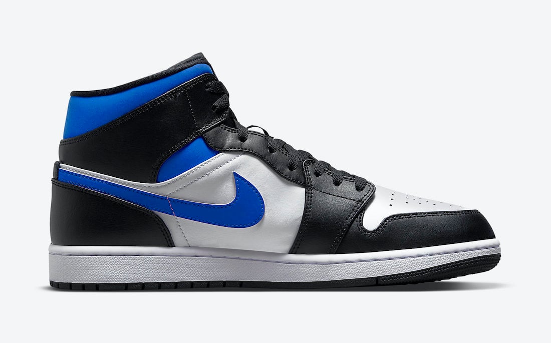 Air Jordan 1 Mid Black White Royal 554724-140 Release Date Info