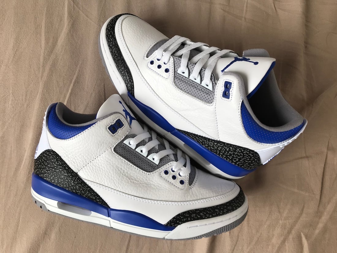 Air Jordan 3 Racer Blue Release Date CT8532-145