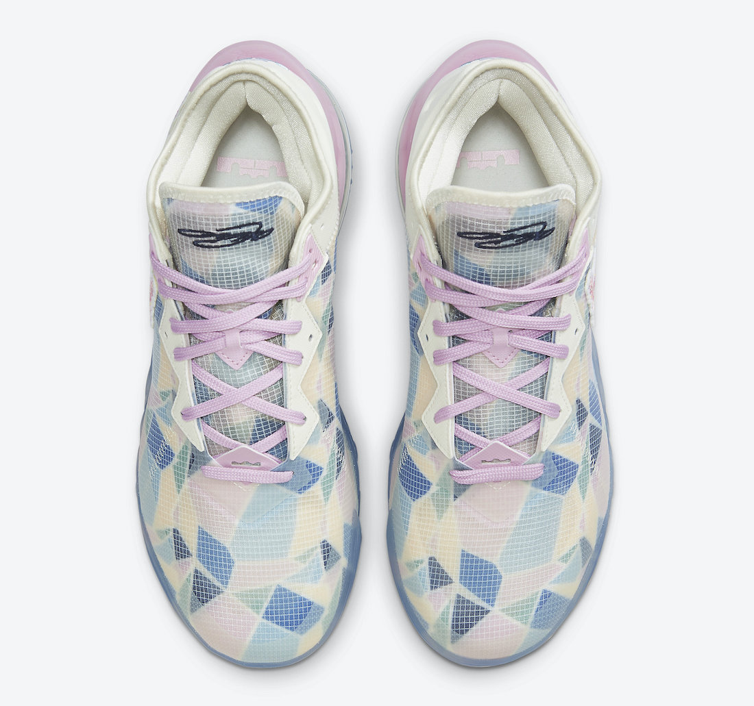 atmos Nike LeBron 18 Low Sakura Cherry Blossom CV7564-101 Release Date