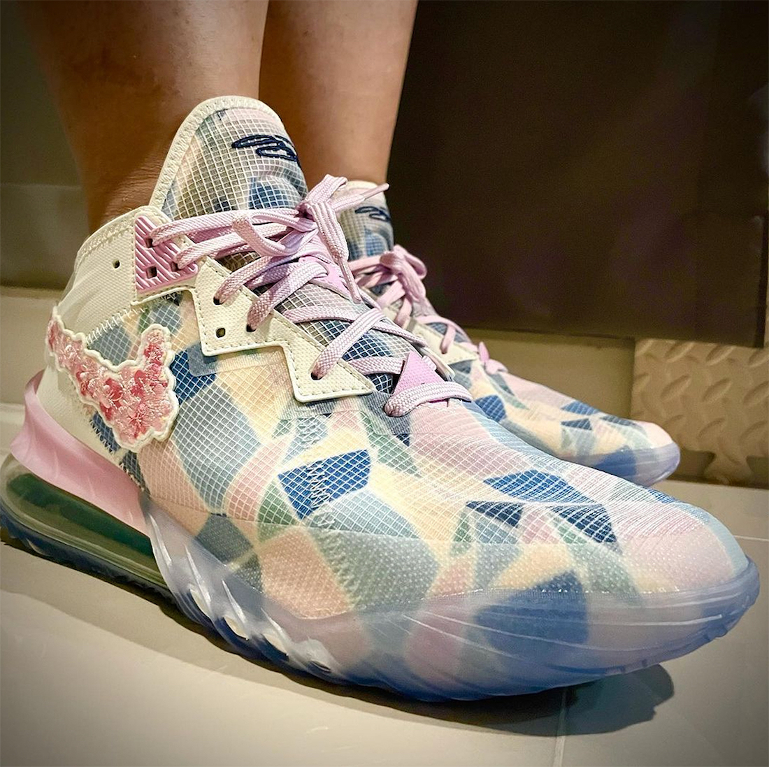 atmos Nike LeBron 18 Low Sakura Release Date Info