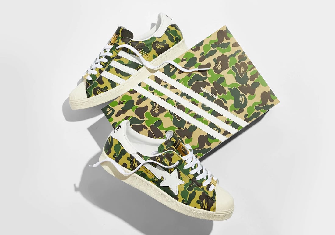 BAPE adidas Superstar Camo GZ8981 Release Date Info