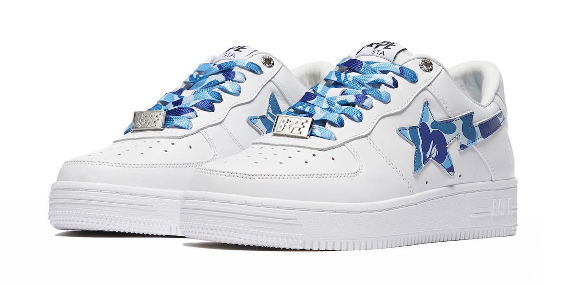 Bape Sta White Blue Camo Release Date