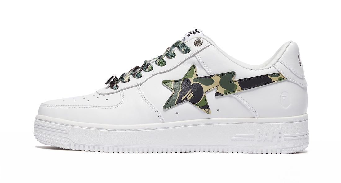 Bape Sta White Green Camo Release Date