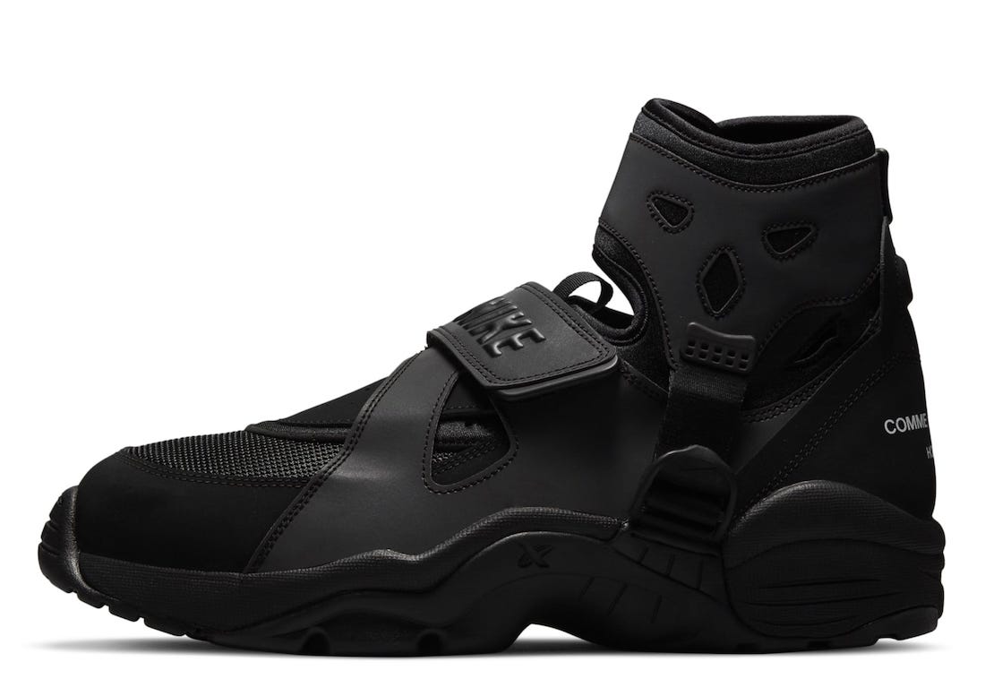 Comme des Garcons Homme Plus Nike Air Carnivore Black Release Date Info