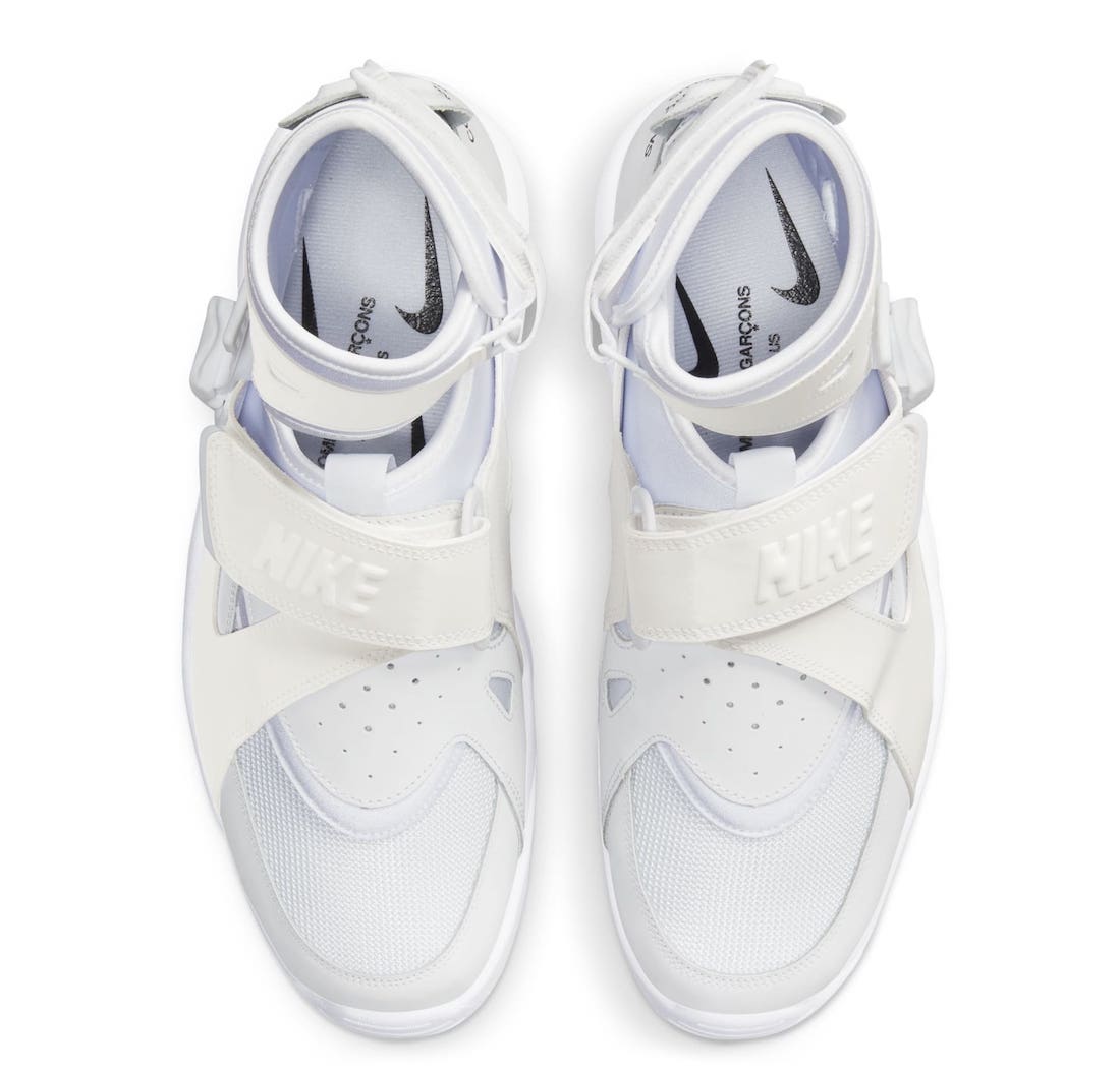 Comme des Garcons Homme Plus Nike Air Carnivore White Release Date Info