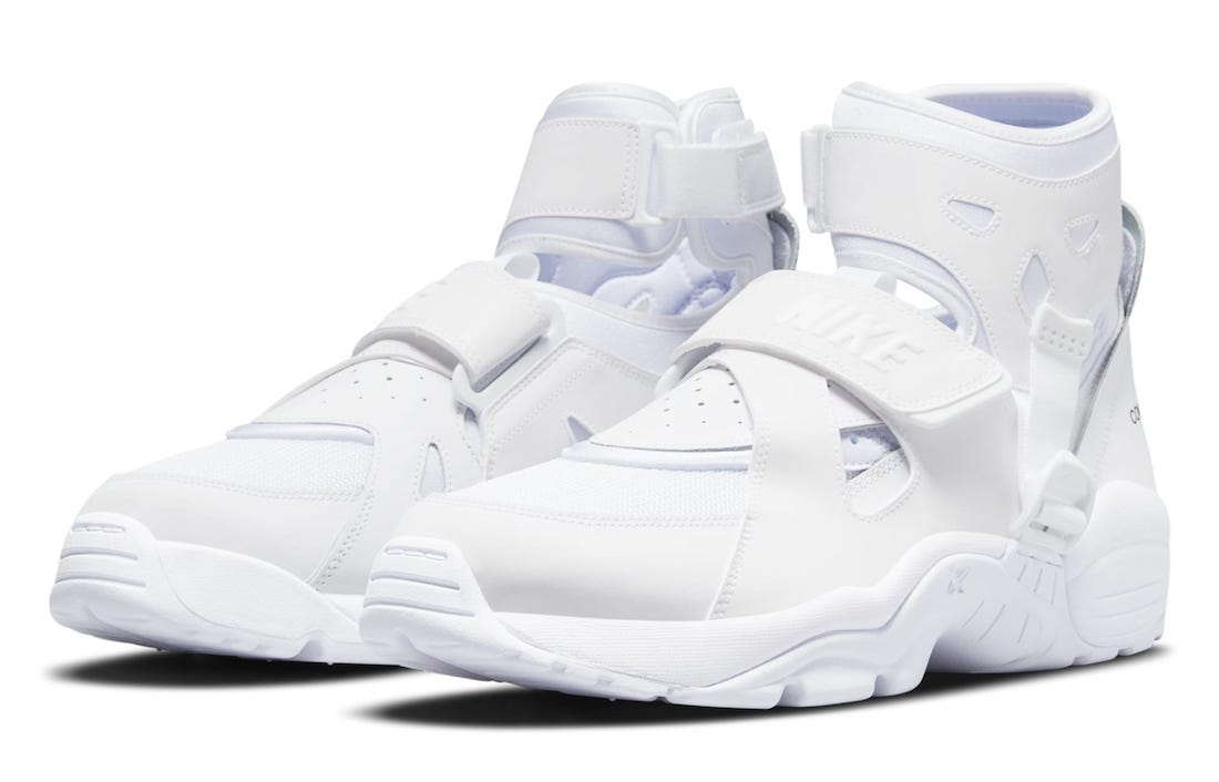 Comme des Garcons Homme Plus Nike Air Carnivore White Release Date Info