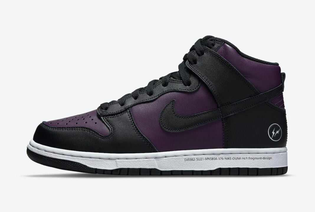 dunk high fragment on feet