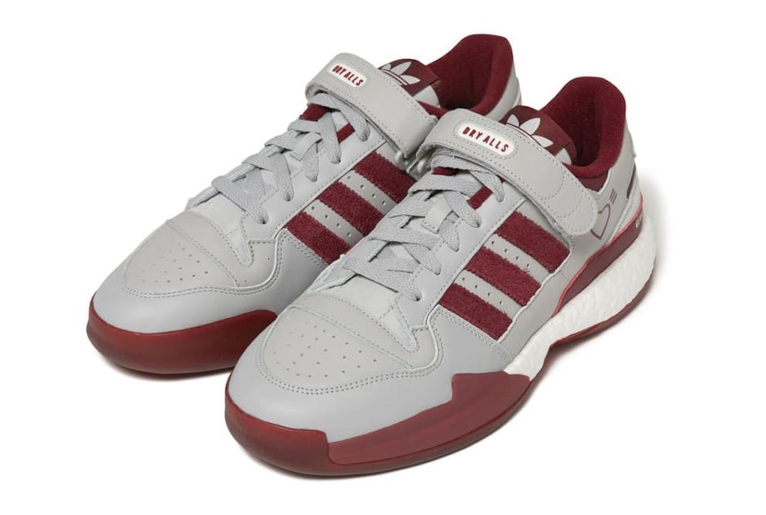 Human Made adidas Forum Low Grey Red Release Date Info