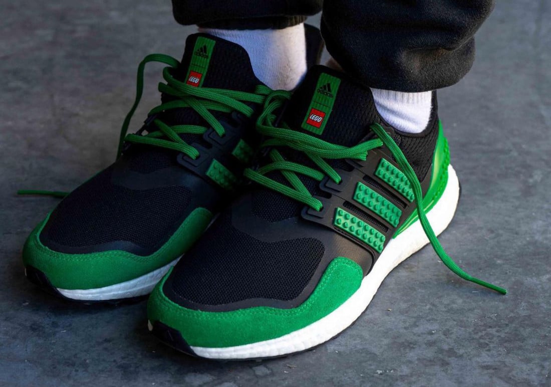 LEGO adidas Ultra Boost Black Green Release Date Info