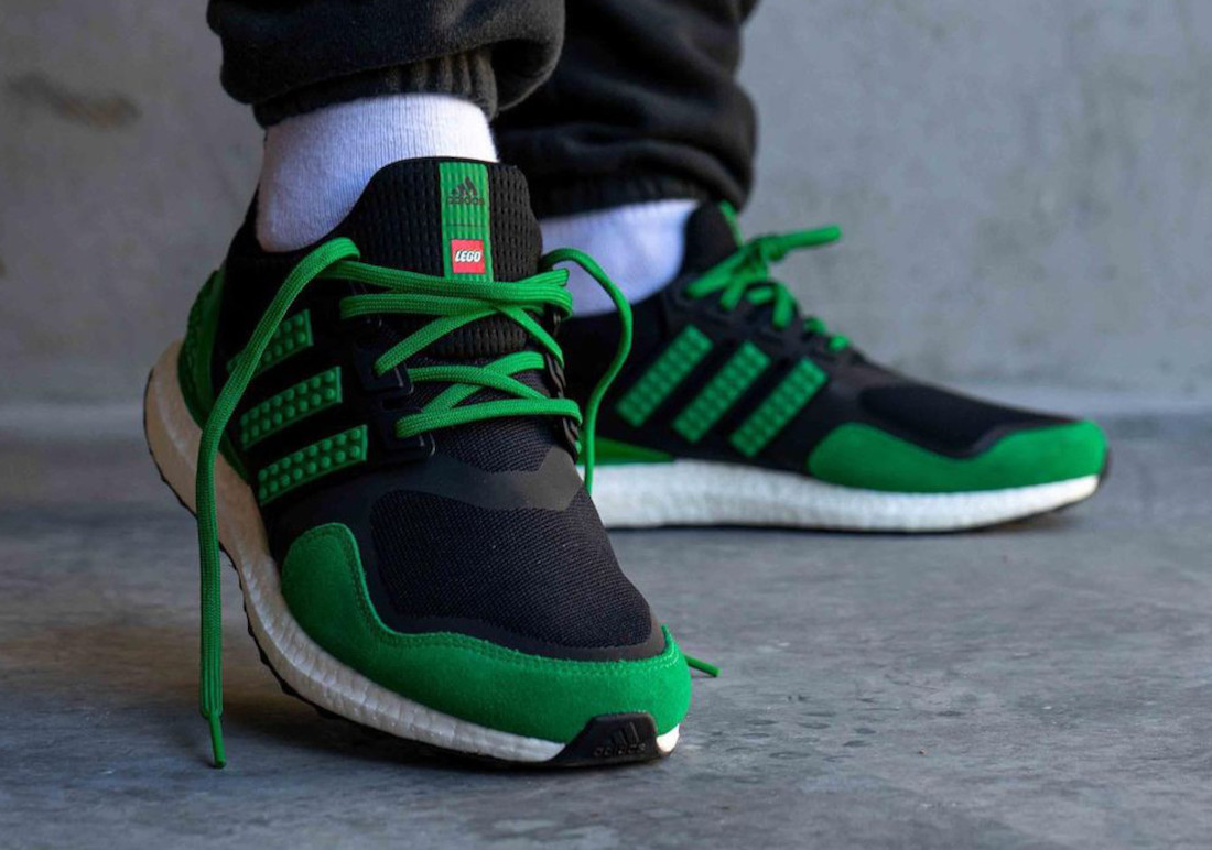 LEGO adidas Ultra Boost Black Green Release Date Info