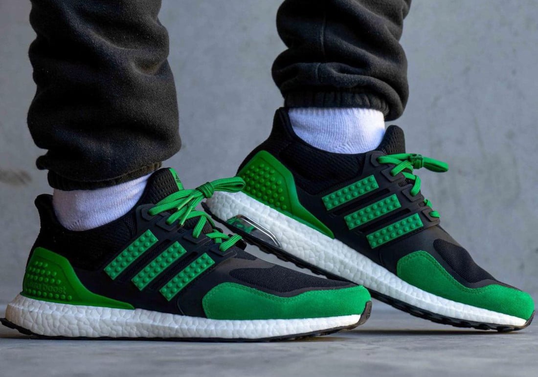 LEGO adidas Ultra Boost Black Green Release Date Info