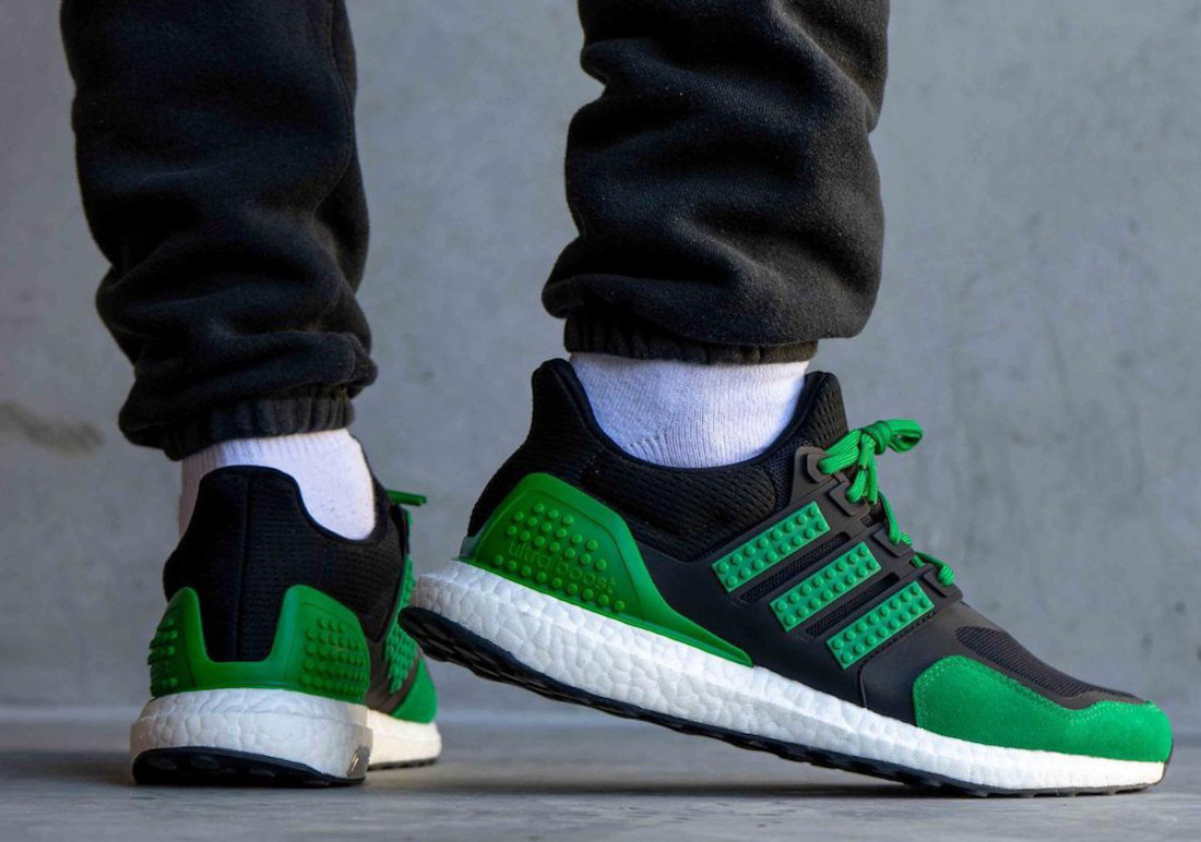 LEGO adidas Ultra Boost Black Green Release Date Info