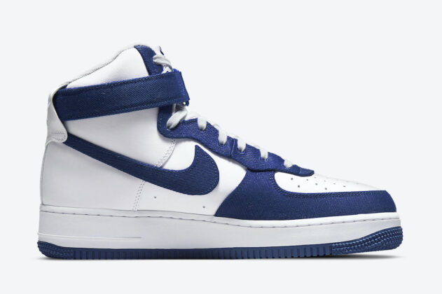 Nike Air Force 1 High EMB Dodgers Rush Blue DC8168-100 Release Date ...