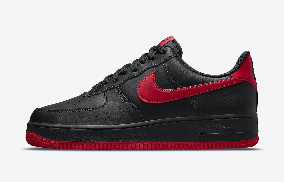 Nike Air Force 1 Low Black Red DC2911-001 Release Date Info