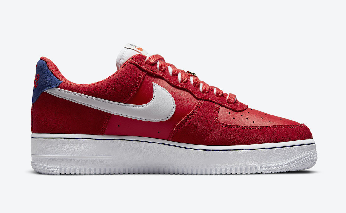 Nike Air Force 1 Low First Use University Red White Deep Royal Blue DB3597-600 Release Date Info