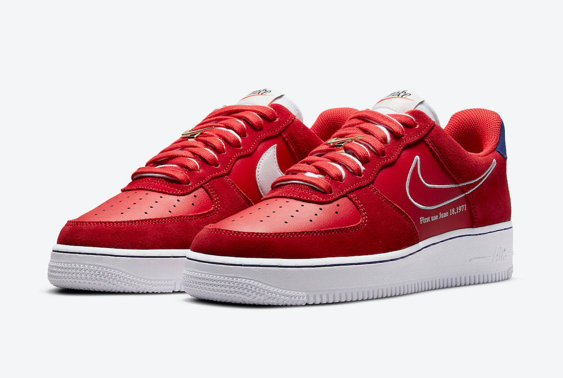 Nike Air Force 1 Low First Use University Red White Deep Royal Blue DB3597-600 Release Date Info