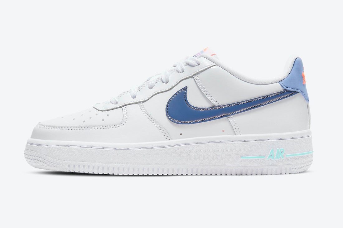 Nike Air Force 1 Low GS White Light Thistle Dark Purple Dust DC8188-100 Release Date Info