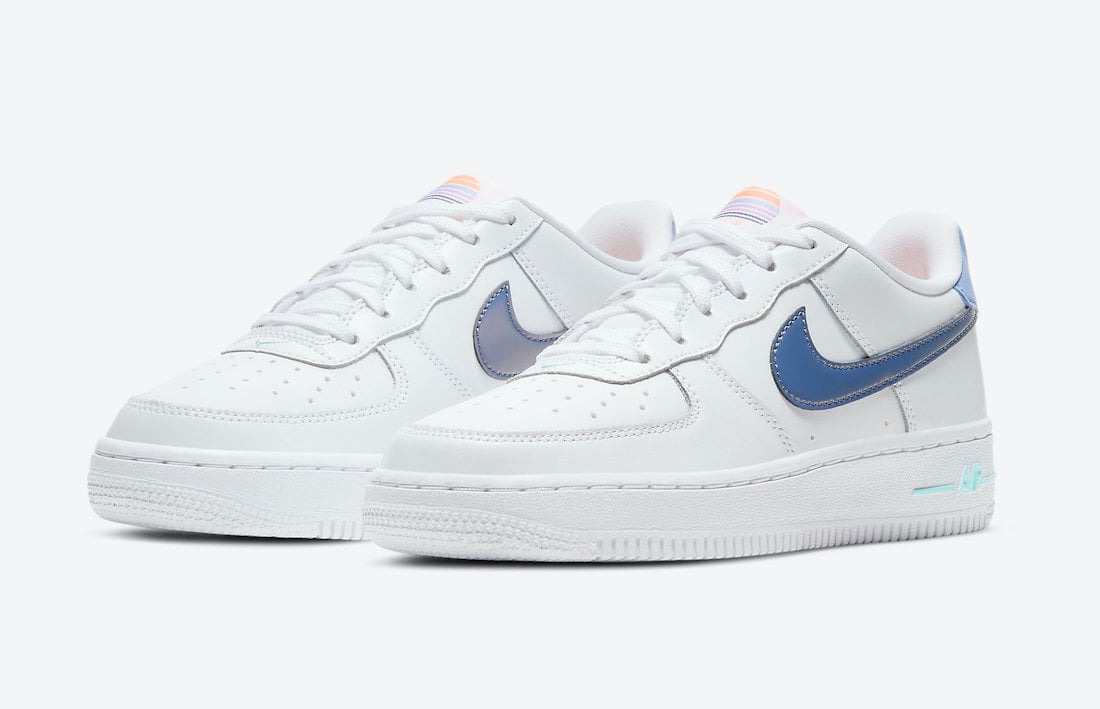 Nike Air Force 1 Low GS White Light Thistle Dark Purple Dust DC8188-100 Release Date Info