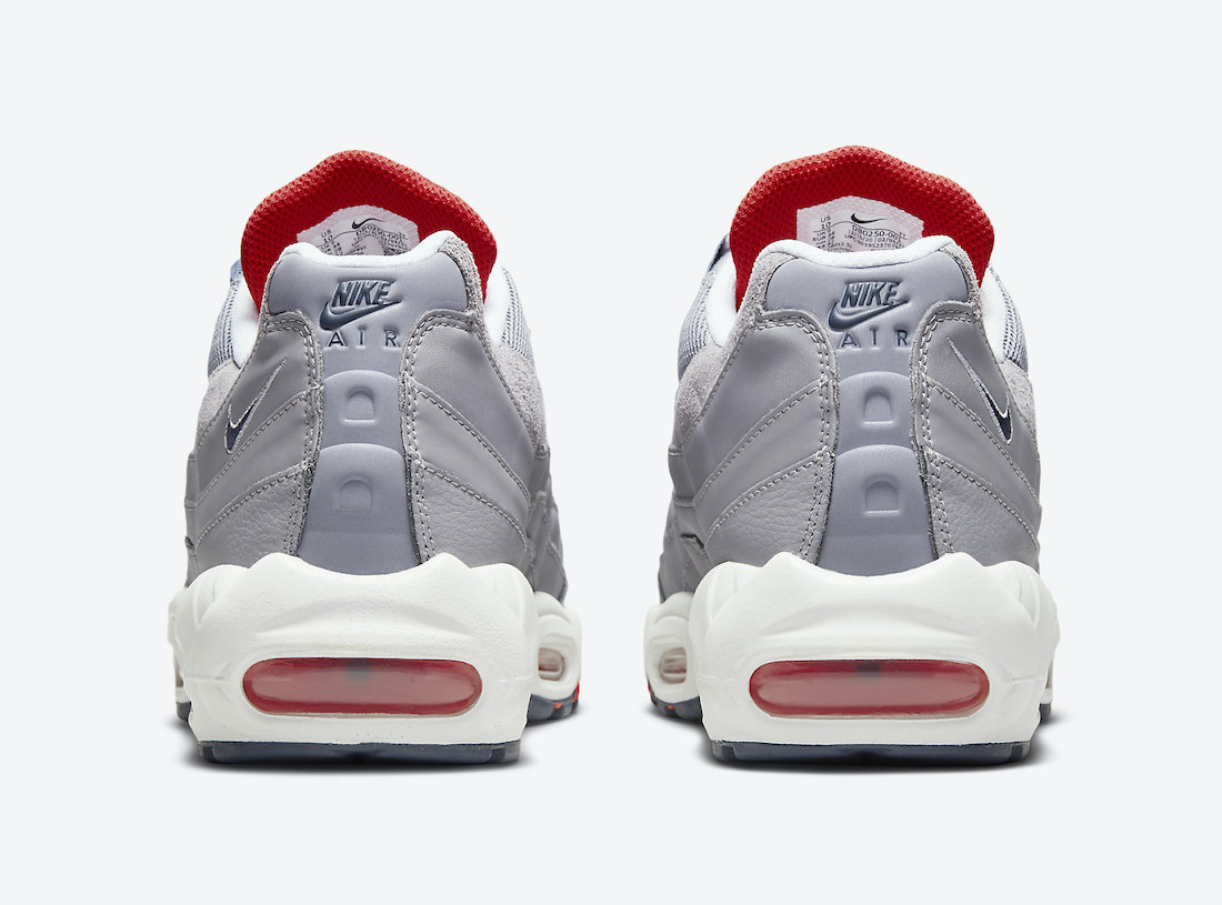 Nike Air Max 95 Grey Navy Crimson DB0250-001 Release Date Info