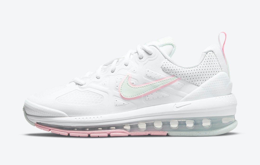 Nike Air Max Genome WMNS White Barely Green Arctic Punch DJ1547-100 Release Date Info