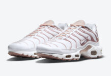 nike air max plus tn gs white red