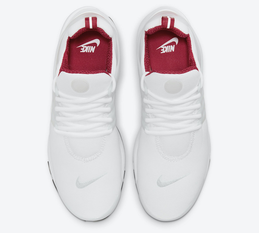 Nike Air Presto White Red DM8678-100 Release Date Info