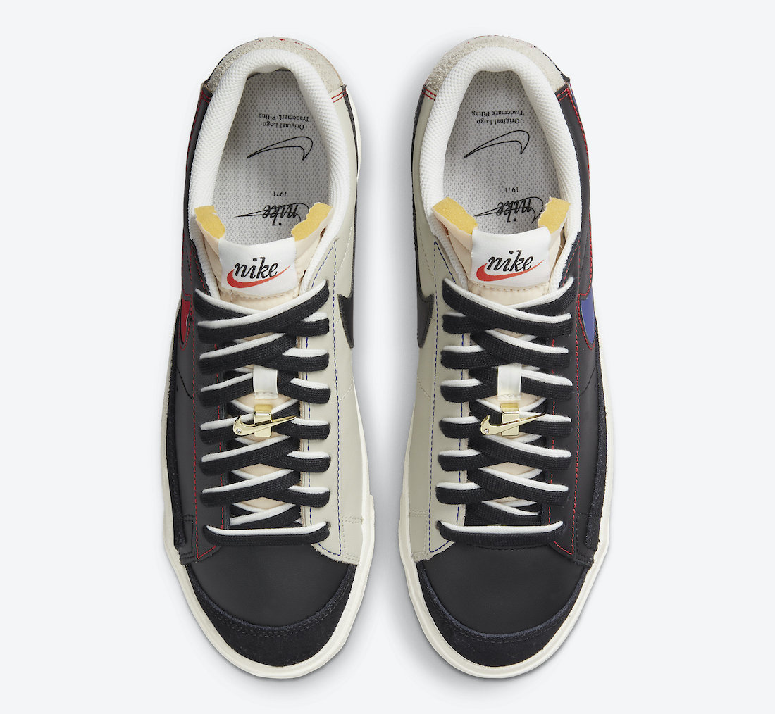 Nike Blazer Low Removable Swoosh Logos DH4370-001 Release Date Info