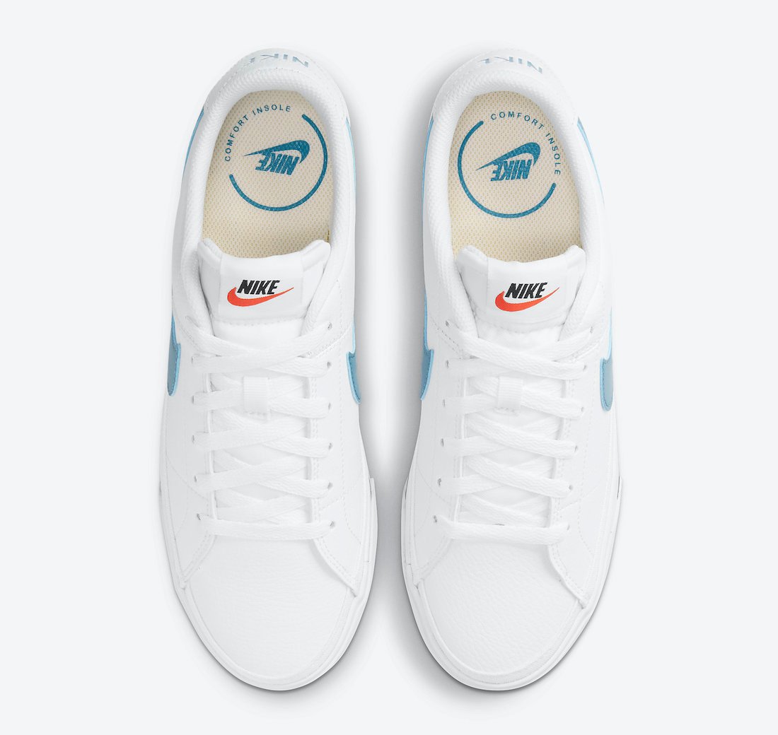Nike Court Legacy Cerulean CU4150-104 Release Date Info