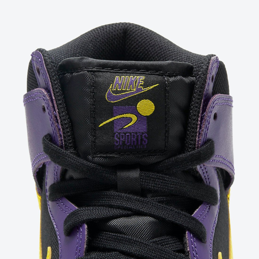Nike Dunk High EMB Lakers DH0642-001 Release Date Info | SneakerFiles